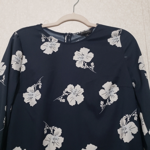 Banana Republic Blue Long Sleeve Sheath Dress..SIZE:6P - Picture 3 of 11